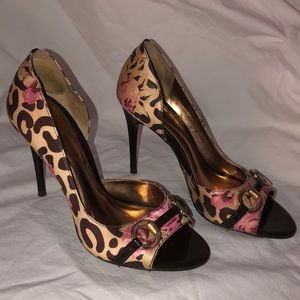 Carlos by Carlos Santa Leopard Print Heel